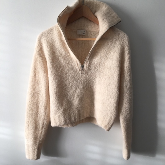 Wilfred Free Gwyneth sweater zip wool alpaca sz xs - Picture 3 of 7